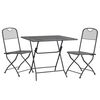 vidaXL Garden Dining Set Anthracite