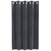 vidaXL Curtains with Curtains 2 pcs Light grey 55.12 x 55.12 in Velvet