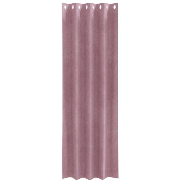 vidaXL Blackout Curtains 2 pcs Dark Pink 55.12 x 88.58 in Velvet