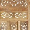 vidaXL Hand carved 3-Panel Room Divider 47.2"x65" Solid Mango Wood