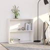 vidaXL Book Cabinet White Engineered wood Medium Book Cabinet