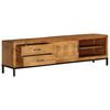 vidaXL TV Stand Mango wood Solid mango wood 55.1 x 11.8 x 15.7 in
