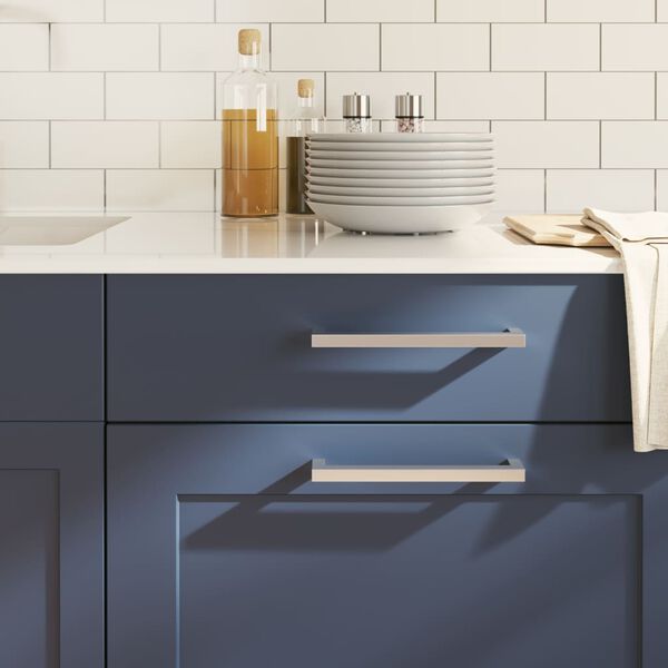 vidaXL Cabinet Handle Set of 20 Silver Stainless steel 8.0 in length