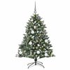vidaXL Artificial Christmas Tree with 150 LEDs Green 47.24 in
