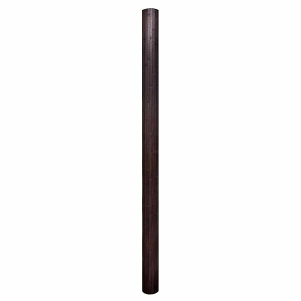vidaXL Room Divider Bamboo Dark Brown 98.4"x65"