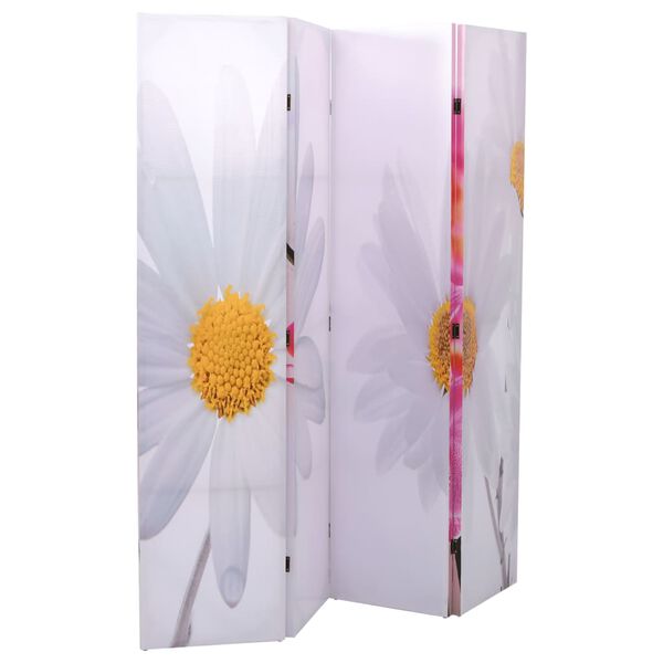vidaXL Folding Room Divider 63"x66.9" Flower