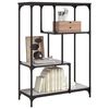 vidaXL Bookshelf Grey Sonoma Engineered wood and steel Medium