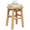 vidaXL Stool Bamboo Natural 11.81 x 11.81 x 14.17 in Bamboo