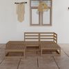 vidaXL Garden Lounge Set Honey Brown Solid Pinewood Modular