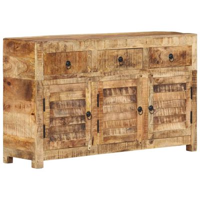 vidaXL Sideboard 43.3"x11.8"x25.6" Solid Wood Mango