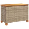 vidaXL Garden Storage Box Beige and Brown