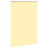 vidaXL Roller Blind Yellow 100% Polyester 45.3 x 68.9 in Reversible