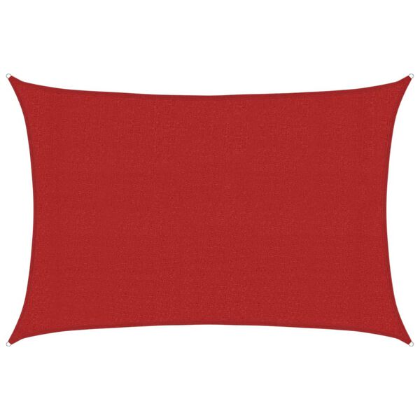 vidaXL Sunshade Sail 1.75 oz/ft&sup2; Red 9.8x16.4' HDPE