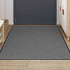 vidaXL Doormat Gray Polypropylene and PVC 45.3 x 78.7 in Non-slip