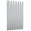 vidaXL Roof Panels 36 pcs Galvanized Steel Silver 23.6"x14.2"