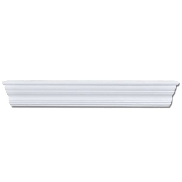 vidaXL Wall Shelf White MDF Small Decorative Inlays Wall Shelf