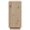 vidaXL Sideboard 23.6"x13.4"x29.5" Solid Wood Pine
