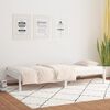 vidaXL Day Bed White Solid pine wood Single