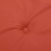 vidaXL Deck Chair Cushion Melange Red Polyester Large Non-slip