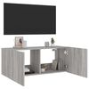 vidaXL TV Wall Cabinet Grey Sonoma Engineered wood TV Wall Cabinet