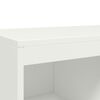 vidaXL Highboard White Cold-rolled steel 27.0 x 15.4 x 43.9 in Highboard