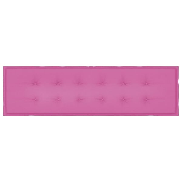 vidaXL Garden Bench Cushion Pink 70.9" x 19.7" x 1.6" Oxford Fabric