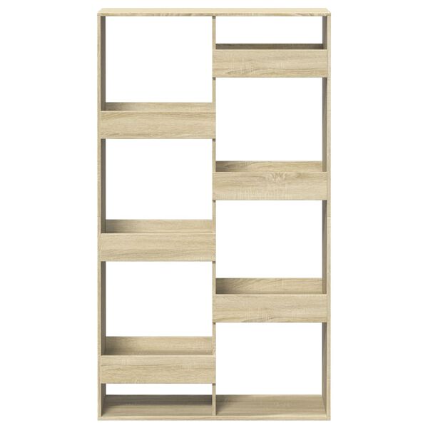 vidaXL Room Divider Sonoma Oak Engineered Wood Large Room Divider
