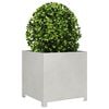 vidaXL Garden Planter Stainless Steel 19.7 in x 19.7 in x 19.7 in Durable