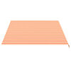 vidaXL Replacement Awning Fabric Yellow and Orange