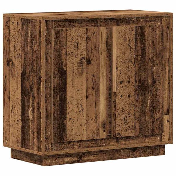 vidaXL Sideboard Old Wood 31.50 x 15.75 x 29.53 in Engineered Wood