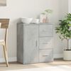 vidaXL Sideboard Concrete grey Engineered wood Medium Sideboard