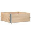 vidaXL Garden Planter Natural Wood Solid Pine Wood Large Foldable