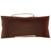 vidaXL Paper Bags 250 pcs with Handles Brown 18x8x22 cm
