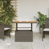 vidaXL Garden Table Grey and Brown