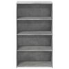 vidaXL Highboard Concrete grey Engineered wood Medium Highboard