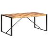 vidaXL Dining Table Natural Wood Solid Acacia wood Large