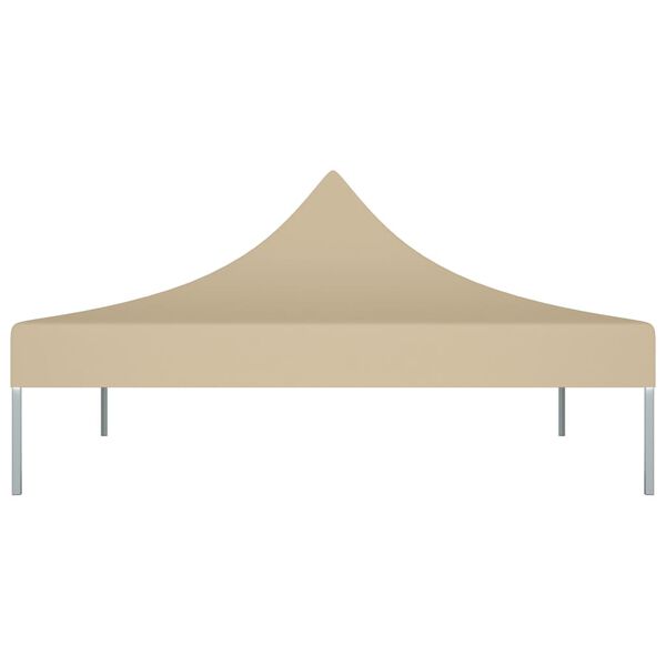 vidaXL Party Tent Roof 9.8'x9.8' Beige 0.9 oz/ft²