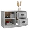 vidaXL TV Cabinet Concrete Grey Engineered Wood Medium TV Cabinet