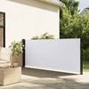 vidaXL Retractable Side Awning White Steel 39.4 x 197.0 in Retractable