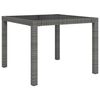 vidaXL Outdoor Dining Set Grey, Black, Dark Grey