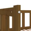 vidaXL Day Bed Honey brown Solid pine wood Double Expandable Day Bed