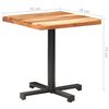 vidaXL Bistro Table Natural Acacia Wood, Black Solid Acacia wood, Iron