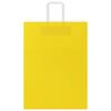 vidaXL Paper Bags 50 pcs with Handles Yellow 12.6x6.7x17.3"