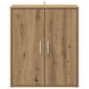 vidaXL Shoe Cabinet Artisan Oak Engineered Wood Medium Shoe Cabinet