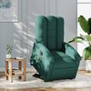 vidaXL Stand Up Massage Recliner Chair Dark Green