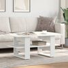 vidaXL Coffee Table White Engineered wood 40.2 x 21.7 x 16.5 in