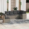 vidaXL Garden Sofa Set Gray