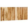 vidaXL Headboard Natural wood Solid Acacia wood Double Industrial