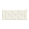 vidaXL Garden Bench Cushion Melange cream 100% polyester 47.2 x 19.7 in