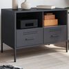 vidaXL TV Cabinet Anthracite Cold-rolled steel Medium TV Cabinet